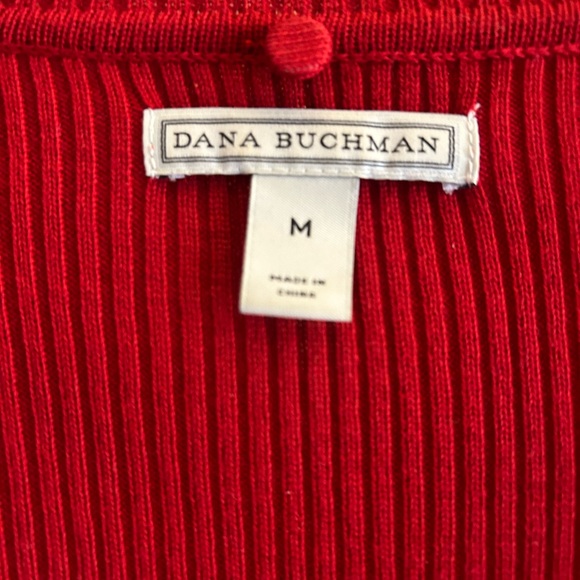 Dana Bachman Red Sweater Dress with matching scarf - Picture 4 of 6